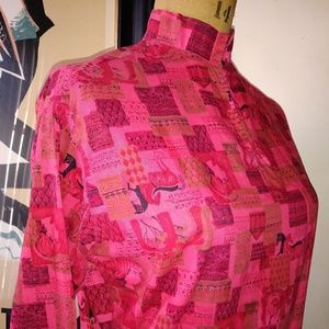 Late 50s novelty blouse.